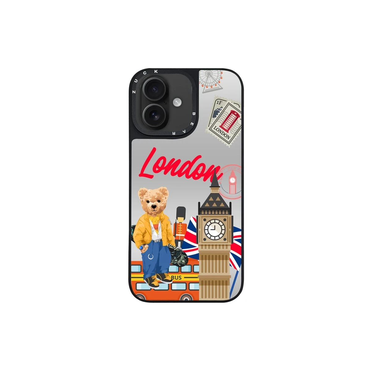 ZuckBear Apple iPhone 16 Benard Mirror Magsafe Kapak - London